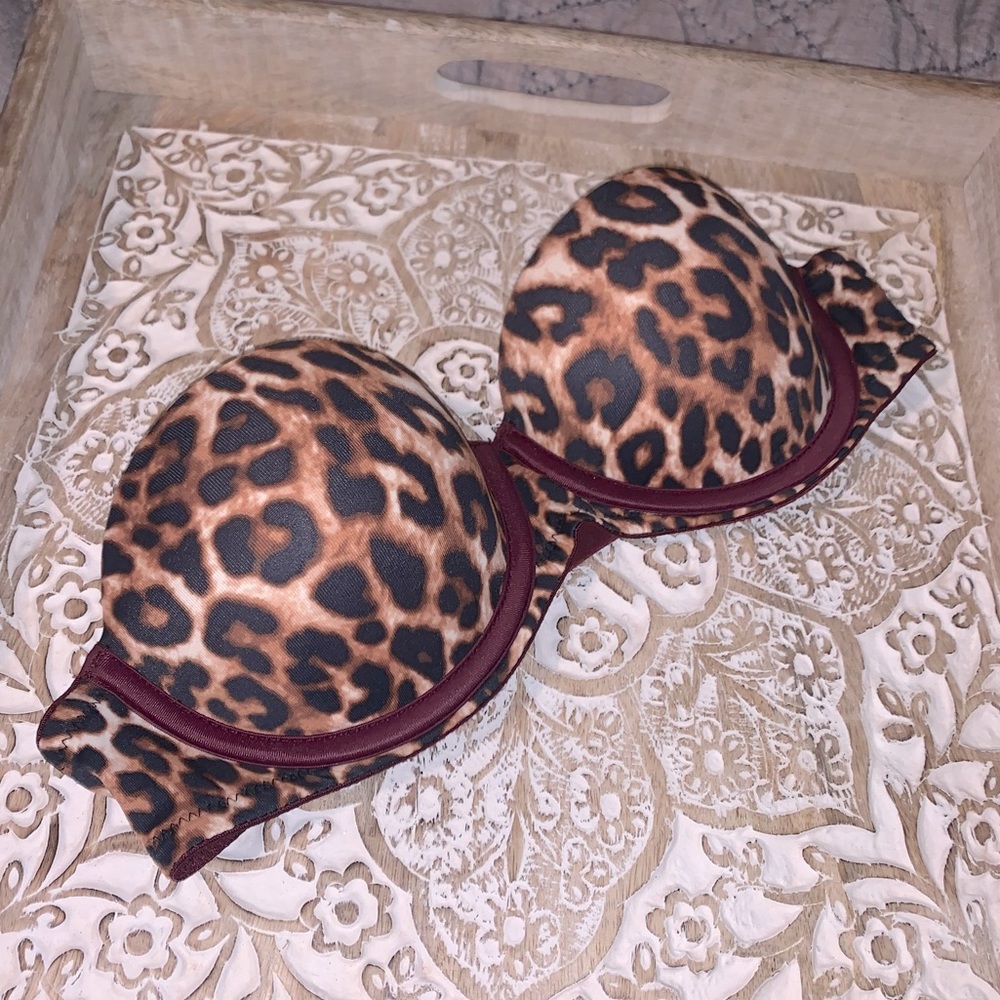 PINK multi-way leopard print bra, pretty!